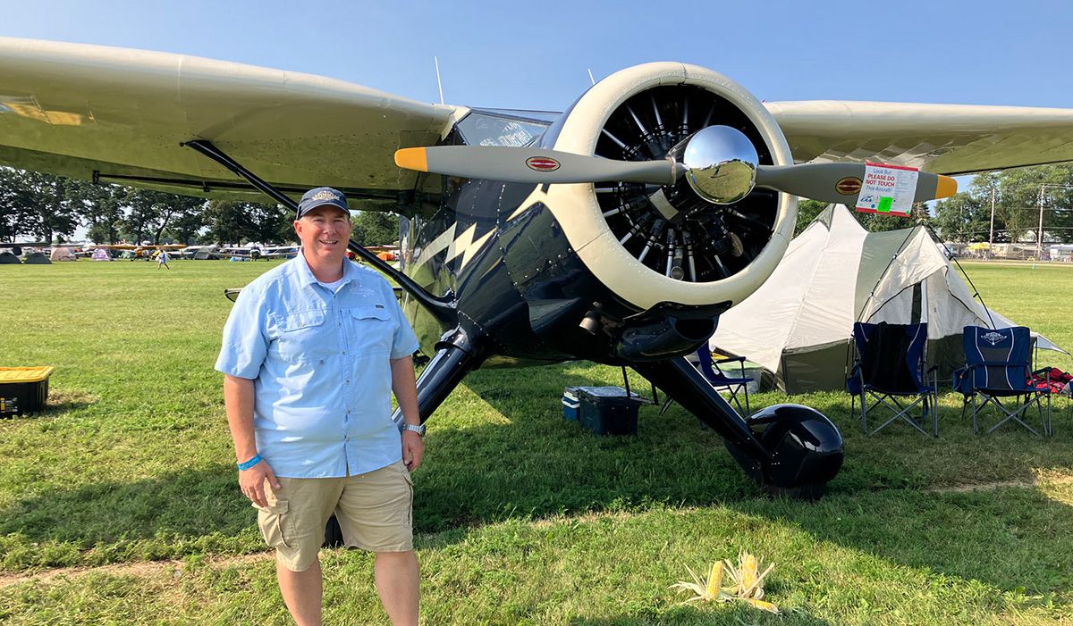 jody jones and his stinson gullwing reliant